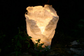 ３　和紙あかり／この「LED和紙あかり」は別途LED電球（口金E17）が必要です